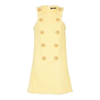 Balmain Mujer, Vestidos, Amarillo, Talla: M
