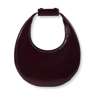 Staud Staud, Tassen, Dames, Paars, ONE Size, Leer, Mini Moon Bag