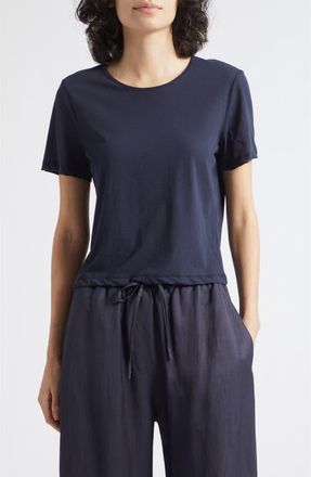 Leset Milo Crop T-Shirt in Midnight at Nordstrom, Size X-Large