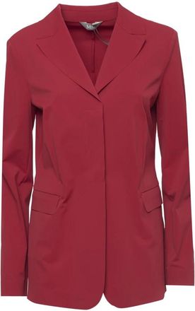 Max Mara Blazer Monopetto Mmlpalo - Dames - Blazers - Rood - XL - Jassen