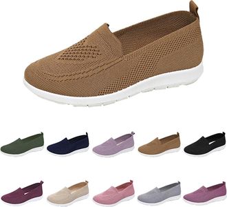 Generic Slip On Trainers, Womens Summer Shoes, Comfortable, Breathable Orthopaedic Sandals, Soft, Lightweight, Walking Shoes, Non-Slip Sports Shoes, Breeze Ca