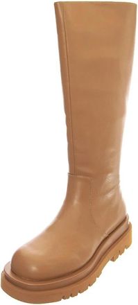 Jeffrey Campbell Stivali Profilo Alto - Dames - Hoge Laarzen - Beige - 39 EU - Leer - Schoenen