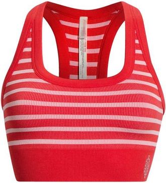 Free People FP Movement Stripe Go To Sports Bra in Grapefruit Combo at Nordstrom, Size Medium