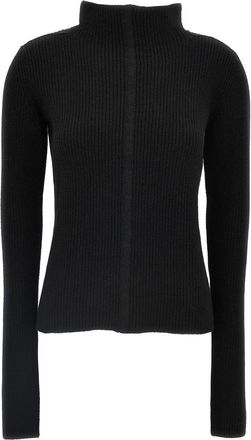 Rick Owens Black Highneck Sweater