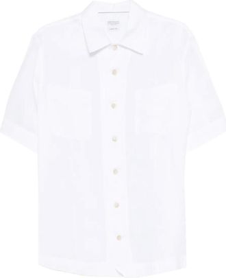 Brunello Cucinelli Overhemd met borstzak - Wit