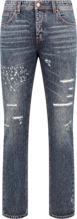 Philipp Plein Jeans Met Rechte Pijpen