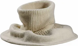 Nirvanna Designs Hank Neckwarmer in White at Nordstrom