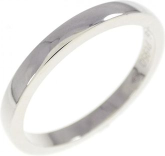 Cartier Platinum Platinum 950 Band Ring (Pre-Owned)