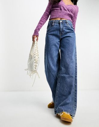 Levi's 94 - Jeans extra larghi a fondo ampio blu medio