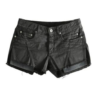Rick Owens Dames, Korte broeken, Zwart, Maat: W27 Katoen