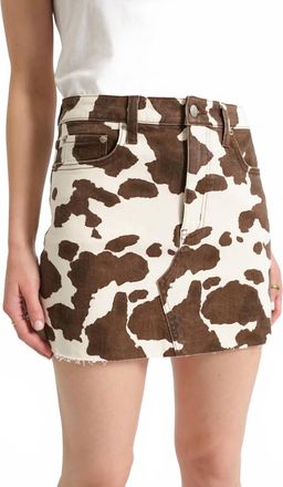 Daze Malibu Mini Skirt In Spotted