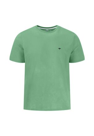 Fynch-Hatton T-Shirt FYNCH-HATTON FYNCH-HATTON Basic T-Shirt, Herren, Gr. XXL, gr&uuml;n (turf gr&uuml;n), Jersey, Obermaterial: 100% Baumwolle, bestickt, unifarben, normal 