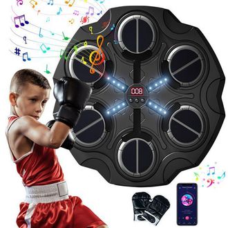 OEM M&aacute;quina De Boxeo Musical, Con Guantes De Boxeo, Entrenador De Boxeo De Pared, Juego De Boxeo Musical Para Adultos Y Ni&ntilde;os, Equipamiento