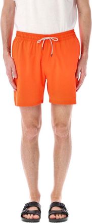 Ralph Lauren Orange Polo Pony-embroidered Swim Shorts