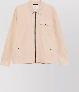 Woolrich oversized cotton gabardine shirt