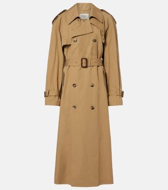 Saint Laurent Cotton and silk trench coat