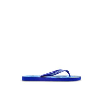 Versace Jeans Couture Flip Flops, male, Blue, Size: 12 US Rubber Flip-Flops with Logo
