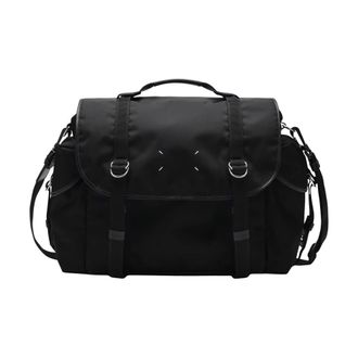 Maison Margiela Weekend Bags, male, Black, Size: ONE SIZE Messenger Medium