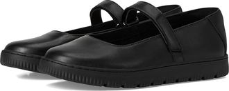 Easy Spirit Kyliee Womens Flat Shoes Black Leather : 7.5 W (D)