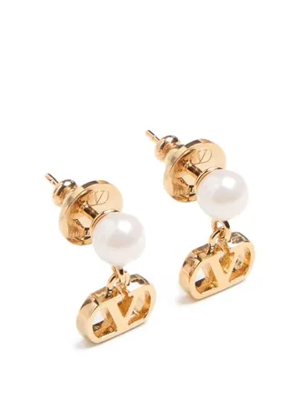 Valentino Garavani VLogo Earrings - Gold