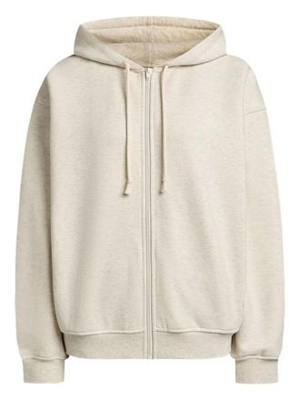12 Storeez zip-up hoodie - women - Cotton/Polyester - M - Neutrals