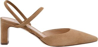 Parall&egrave;le Pinto Slingback Pomp - Dames - Pumps - Bruin - 38 EU - Leer - Schoenen