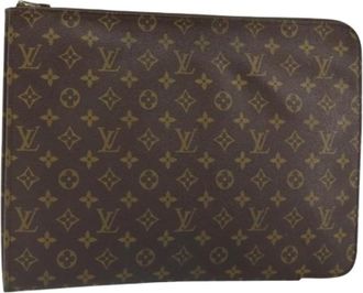 Louis Vuitton Pre-owned Clutches, female, Brown, Size: ONE SIZE Pre-owned Clutch