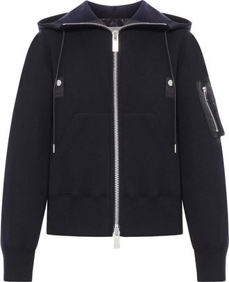 sacai Zip-Up Jacket With Hood