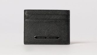 A|X Armani Exchange Portacarte in pelle saffiano