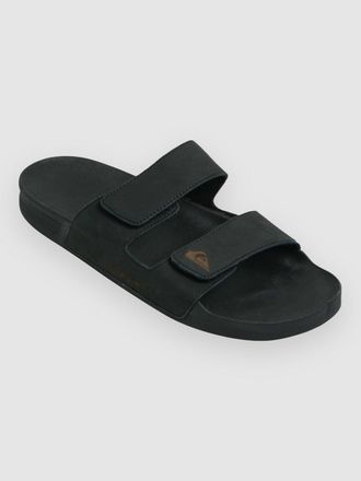 Quiksilver Rivi Leather Double Adjust Sandalias negro