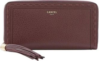 Lancel Compagnon 1Er Flirt Long Zip Wallet - Dames - Portefeuilles - Bruin - ONE Size - Leer - Accessoires