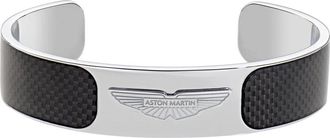 Aston Martin AML Icon Bangle - Heren - Armbanden - Grijs - ONE Size - Accessoires