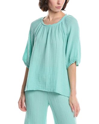 Michael Stars Jane Puff Sleeve Top