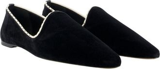 Toteme Womens Venetian Ballerina Black Synthetic