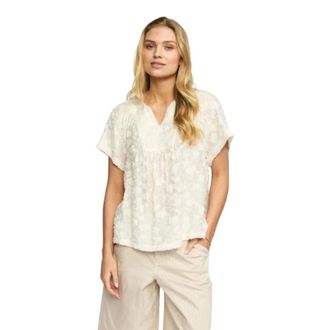 2-Biz Caja Topp - female - 2-Biz - Blouses - White - XL - Blouses & Shirts