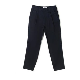 Wax London Blue Tapered Pleat Trousers