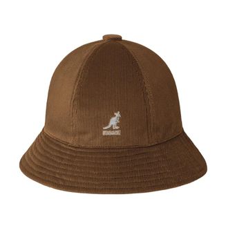 Kangol Cord Casual - Heren - Hoeden - Bruin - M - Katoen - Accessoires