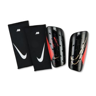Nike Mercurial FlyLite SuperLock Soccer Shin Guards in Black | DN3608-011