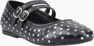 Hush Puppies Womens Nixie Womens Mary Jane Shoes - Black - Size: 7