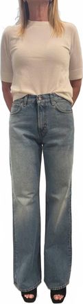 Haikure Womens Korea Jeans In Lagoon Wash
