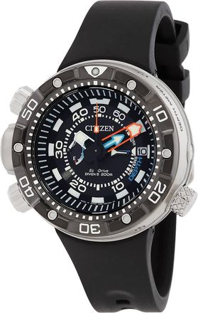 Citizen Promaster Marine Eco-Drive Black Dial Mens Watch BN2024-05E