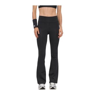 adidas Dames Broeken Allme Ess Flare - Dames - Sport - Zwart - Maat: M