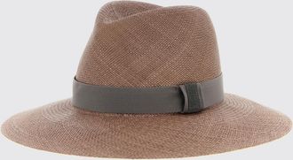 Brunello Cucinelli Cappello Brunello Cucinelli in rafia con fettuccia
