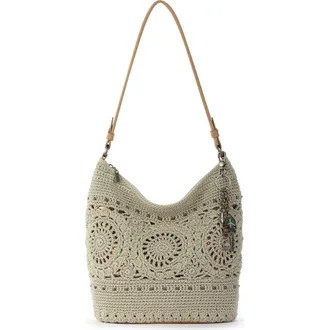 The Sak Sequoia Crochet Hobo in Natural Grey Medallion at Nordstrom Rack