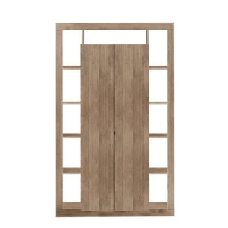 Calicosy Biblioteca 2 puertas A217 cm - Efecto Roble artesanal