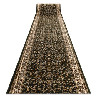 RugsX RugsX Heat-Set Royal Runner in Green | Size: 80 cm x 410 cm