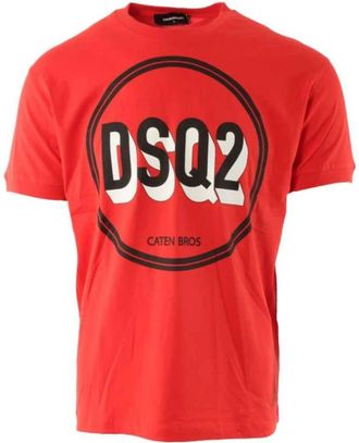 Dsquared2 Very Very Dan Fit T-shirt - Heren - T-shirts - Rood - S - Tops