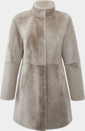 Gorski Merino Lamb Shearling Stroller Coat