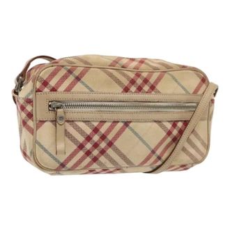 Burberry Pre-owned Canvas shoulder-bags - Dames - Pre-owned - Beige - Maat: ONE Size