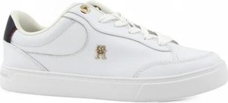 Tommy Hilfiger Dames, Schoenen, Wit, Maat: 38 EU Leer